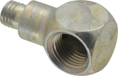 Alemite - 90° Head Angle, Grease Fitting Adapter - 1-1/32" Overall Height, 7/32" Shank Length - Best Tool & Supply