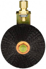 Trico - 3" Width/Diam, Oil Reservoir Lubrication Brushes - 250°F, Straight Shank - Best Tool & Supply