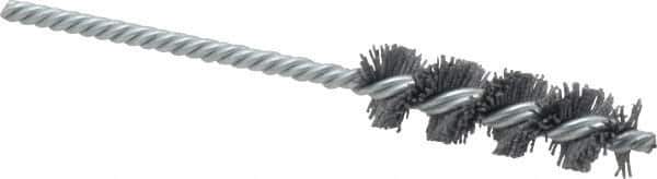 Osborn - 5/8" Diam Helical Nylon Tube Brush - 2" Brush Length, 5" OAL, 0.208" Diam Shank - Best Tool & Supply