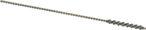 Osborn - 1/8" Diam Helical Nylon Tube Brush - 1" Brush Length, 4" OAL, 0.067" Diam Shank - Best Tool & Supply