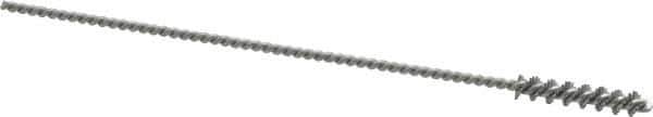 Osborn - 0.19" Diam Helical Nylon Tube Brush - 1" Brush Length, 5" OAL, 0.093" Diam Shank - Best Tool & Supply