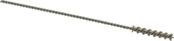 Osborn - 0.19" Diam Helical Nylon Tube Brush - 1" Brush Length, 5" OAL, 0.093" Diam Shank - Best Tool & Supply