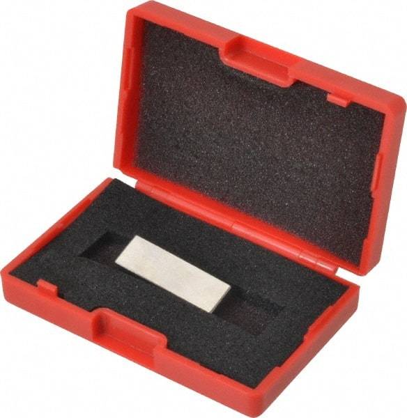 SPI - 0.106" Rectangular Steel Gage Block - Accuracy Grade 0, Includes NIST Traceability Certification - Best Tool & Supply