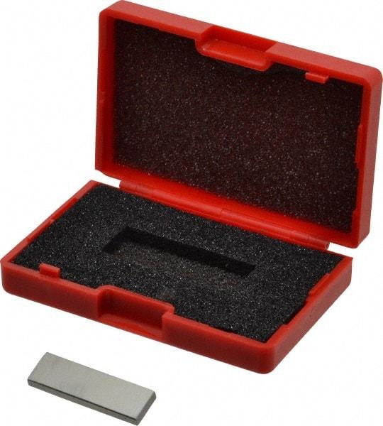 SPI - 0.118" Rectangular Steel Gage Block - Accuracy Grade 0, Includes NIST Traceability Certification - Best Tool & Supply