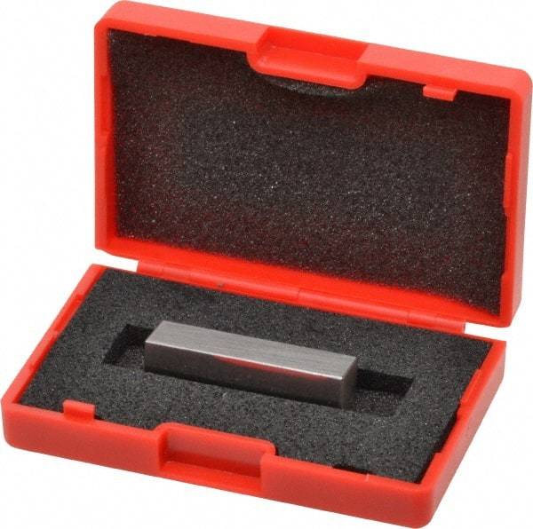 SPI - 0.35" Rectangular Steel Gage Block - Accuracy Grade 0, Includes NIST Traceability Certification - Best Tool & Supply