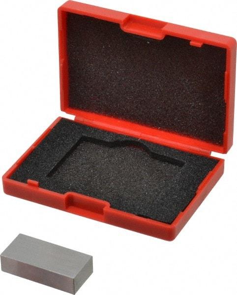 SPI - 0.65" Rectangular Steel Gage Block - Accuracy Grade 0, Includes NIST Traceability Certification - Best Tool & Supply