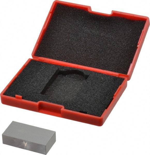 SPI - 0.7" Rectangular Steel Gage Block - Accuracy Grade 0, Includes NIST Traceability Certification - Best Tool & Supply