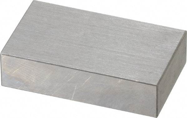 SPI - 0.8" Rectangular Steel Gage Block - Accuracy Grade 0, Includes NIST Traceability Certification - Best Tool & Supply