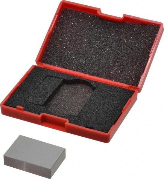 SPI - 0.95" Rectangular Steel Gage Block - Accuracy Grade 0, Includes NIST Traceability Certification - Best Tool & Supply