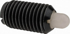 Gibraltar - M16 x 2.0, 28.5mm Thread Length, 8mm Plunger Projection, Steel Threaded Spring Plunger - 7.87mm Max Plunger Diam, 0.91 Kg Init End Force, 4.76 Kg Final End Force - Best Tool & Supply