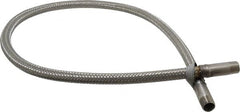 Made in USA - 48" OAL, 1/2" ID, 1,160 Max psi, Flexible Metal Hose Assembly - Best Tool & Supply