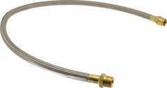 Made in USA - 48" OAL, 5/8" ID, 1,200 Max psi, Flexible Metal Hose Assembly - Best Tool & Supply