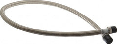 Made in USA - 48" OAL, 5/8" ID, 1,200 Max psi, Flexible Metal Hose Assembly - Best Tool & Supply