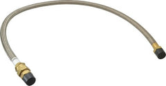 Made in USA - 48" OAL, 5/8" ID, 1,200 Max psi, Flexible Metal Hose Assembly - Best Tool & Supply