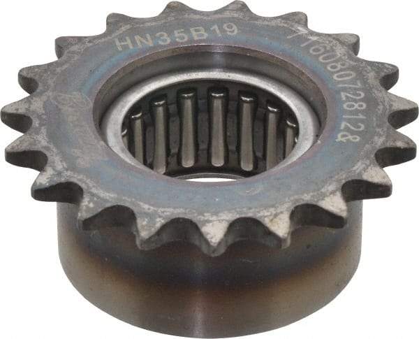 Browning - 2.47" Outside Diam, Steel, Chain Idler Sprocket - Chain Size 35 - Best Tool & Supply