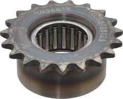 Browning - 2.47" Outside Diam, Steel, Chain Idler Sprocket - Chain Size 35 - Best Tool & Supply