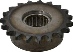 Browning - 3.28" Outside Diam, Steel, Chain Idler Sprocket - Chain Size 40 - Best Tool & Supply