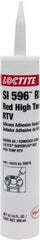 Loctite - 300 mL Cartridge Red RTV Silicone Joint Sealant - 30 min Tack Free Dry Time, 24 hr Full Cure Time, Series 198 - Best Tool & Supply