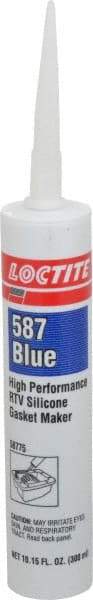 Loctite - 300 mL Cartridge Blue RTV Silicone Joint Sealant - 30 min Tack Free Dry Time, 24 hr Full Cure Time, Series 587 - Best Tool & Supply