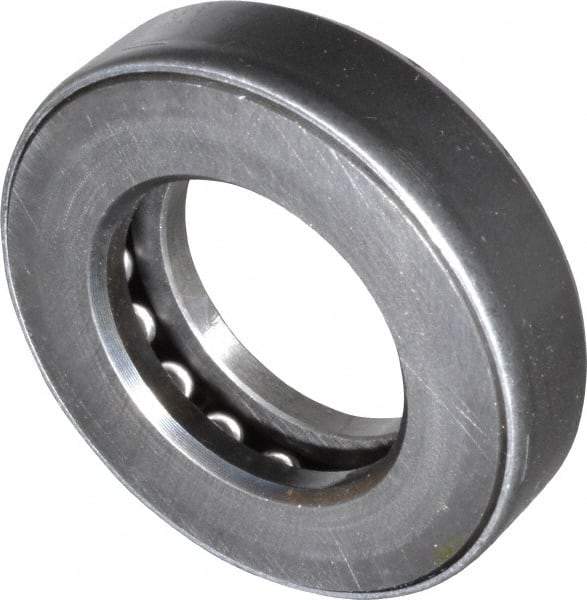 INA Bearing - 1-3/8" Inside x 2-15/32" Outside Diam, 5/8" Thick, Steel Ball Thrust Bearing - 16,600 Lbs. Static Capacity, 7,300 Max Pressure x Velocity - Best Tool & Supply