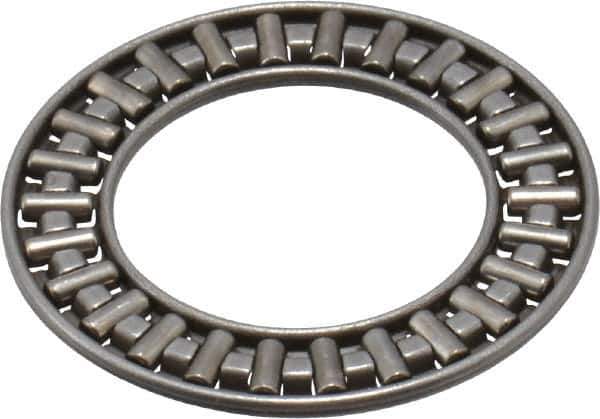 INA Bearing - 7/8" Inside x 1-7/16" Outside Diam, 0.078" Thick, Steel Needle Cage Thrust Bearing - Best Tool & Supply