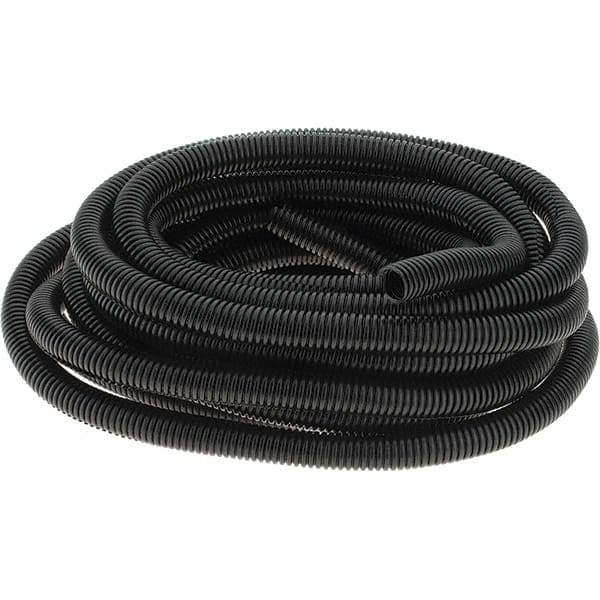 Value Collection - 25' Long, Flexible Wire Loom Conduit - Plastic, 5/8" ID - Best Tool & Supply