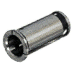 Iscar - 3/8" ID x 1-1/4" OD, Sealed Hydraulic Chuck Sleeve - Steel, 2-7/16" Length Under Head - Exact Industrial Supply