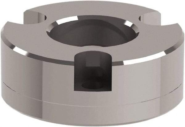 Jergens - Ball Lock System Compatible, Bolt-In Recessed Modular Fixturing Receiver Bushing - 25mm ID x 2.1653" OD, 2.1653" Overall Height - Best Tool & Supply