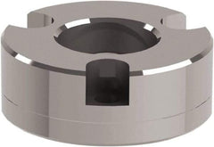 Jergens - Ball Lock System Compatible, Bolt-In Recessed Modular Fixturing Receiver Bushing - 50mm ID x 3-1/2" OD, 3-1/2" Overall Height - Best Tool & Supply