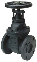 Legend Valve - 8" Pipe, Class 125, Flanged Cast Iron Solid Wedge OS & Y Gate Valve - 200 WOG, 125 WSP, Bolted Bonnet - Best Tool & Supply