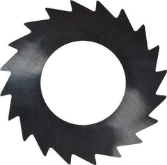 Made in USA - 1" Diam x 0.0313" Blade Thickness x 1/2" Arbor Hole Diam, 20 Tooth Slitting and Slotting Saw - Arbor Connection, Solid Carbide, Concave Ground - Best Tool & Supply