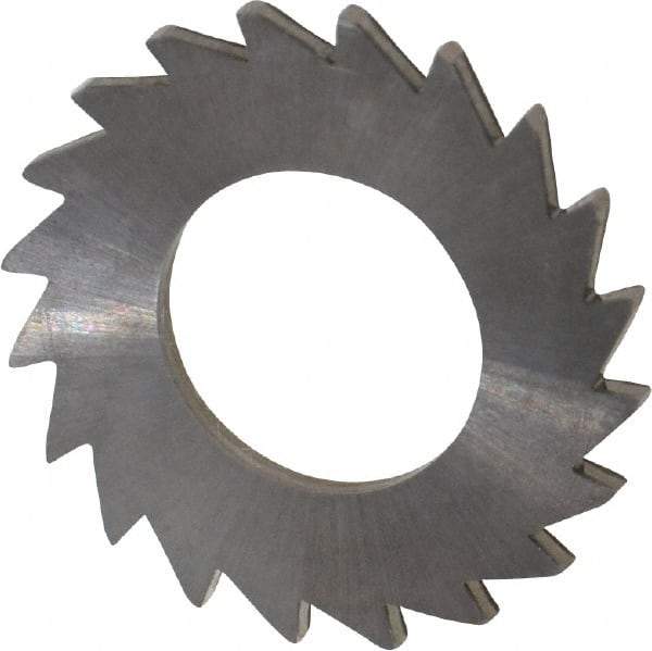 Made in USA - 1" Diam x 1/16" Blade Thickness x 1/2" Arbor Hole Diam, 20 Tooth Slitting and Slotting Saw - Arbor Connection, Solid Carbide, Concave Ground - Best Tool & Supply