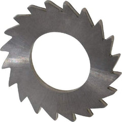 Made in USA - 1" Diam x 1/16" Blade Thickness x 1/2" Arbor Hole Diam, 20 Tooth Slitting and Slotting Saw - Arbor Connection, Solid Carbide, Concave Ground - Best Tool & Supply