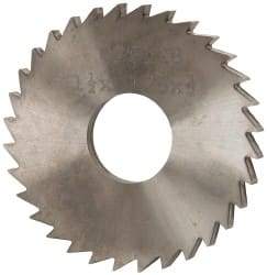 Made in USA - 1-1/2" Diam x 1/8" Blade Thickness x 1/2" Arbor Hole Diam, 32 Tooth Slitting and Slotting Saw - Arbor Connection, Solid Carbide, Concave Ground - Best Tool & Supply