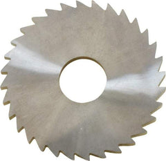 Made in USA - 1-3/4" Diam x 1/8" Blade Thickness x 1/2" Arbor Hole Diam, 32 Tooth Slitting and Slotting Saw - Arbor Connection, Solid Carbide, Concave Ground - Best Tool & Supply