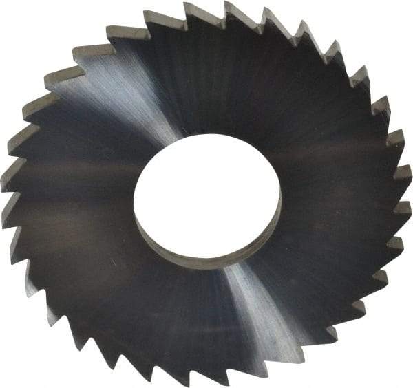 Made in USA - 1-3/4" Diam x 1/8" Blade Thickness x 5/8" Arbor Hole Diam, 32 Tooth Slitting and Slotting Saw - Arbor Connection, Solid Carbide, Concave Ground - Best Tool & Supply