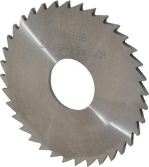 Made in USA - 2" Diam x 1/16" Blade Thickness x 5/8" Arbor Hole Diam, 36 Tooth Slitting and Slotting Saw - Arbor Connection, Uncoated, Solid Carbide, Concave Ground - Best Tool & Supply