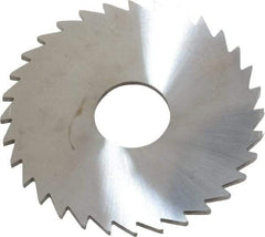 Made in USA - 1-3/4" Diam x 1/16" Blade Thickness x 1/2" Arbor Hole Diam, 32 Tooth Slitting and Slotting Saw - Arbor Connection, Solid Carbide, Concave Ground - Best Tool & Supply