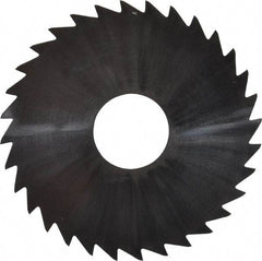 Made in USA - 1-3/4" Diam x 0.0313" Blade Thickness x 1/2" Arbor Hole Diam, 32 Tooth Slitting and Slotting Saw - Arbor Connection, Uncoated, Solid Carbide, Concave Ground - Best Tool & Supply