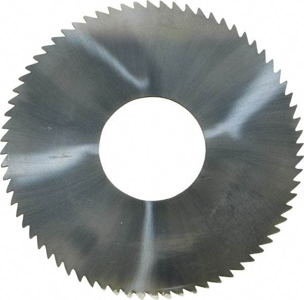 Made in USA - 2-1/2" Diam x 1/16" Blade Thickness x 7/8" Arbor Hole Diam, 72 Tooth Slitting and Slotting Saw - Arbor Connection, Solid Carbide, Concave Ground - Best Tool & Supply