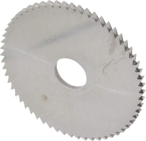 Made in USA - 2-3/4" Diam x 1/8" Blade Thickness x 5/8" Arbor Hole Diam, 60 Tooth Slitting and Slotting Saw - Arbor Connection, Solid Carbide, Concave Ground - Best Tool & Supply