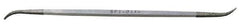 Grobet - 6" OAL Fine Square Riffler Diamond File - 1 LOC, 126 Grit - Best Tool & Supply