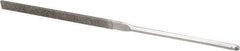 Grobet - 5-1/2" OAL Fine Equalling Needle Diamond File - 2-1/2 LOC, 220 Grit - Best Tool & Supply