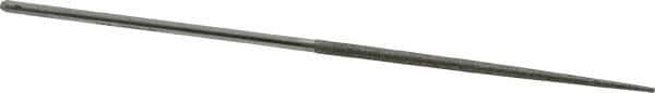 Grobet - 5-1/2" OAL Very Fine Round Needle Diamond File - 2-1/2 LOC, 220 Grit - Best Tool & Supply