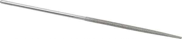 Grobet - 5-1/2" OAL Very Fine Square Needle Diamond File - 2-1/2 LOC, 220 Grit - Best Tool & Supply