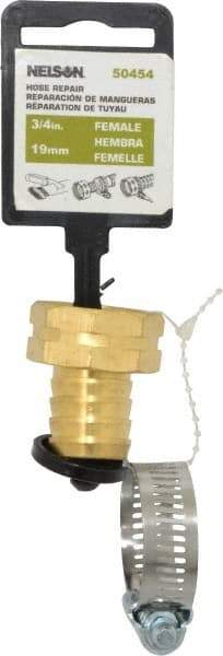 Nelson - 3/4 Garden Hose Fitting - Brass, Female Connector - Best Tool & Supply