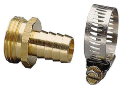 Nelson - 5/8 Garden Hose Fitting - Brass, Male Connector - Best Tool & Supply