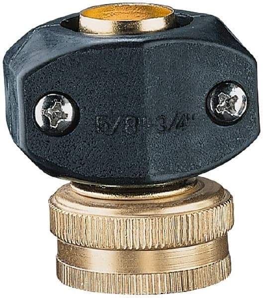 Nelson - 5/8 & 3/4 Garden Hose Fitting - Brass & Nylon, Female Connector - Best Tool & Supply