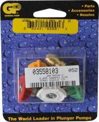 Value Collection - 5,000 psi Fixed, Quick Disconnect Pressure Washer Nozzle - 4mm Orifice Diam, 1/4" Thread - Best Tool & Supply