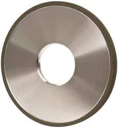 Made in USA - 4" Diam x 1-1/4" Hole x 1/4" Thick, N Hardness, 100 Grit Surface Grinding Wheel - Diamond, Type 1A1, Fine Grade - Best Tool & Supply